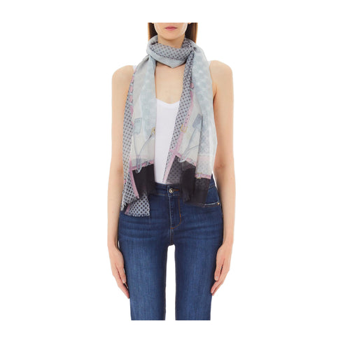 LIU JO Pashmina Pashmina Donna con motivo logo UNI P25 - LIU.JO2A5025T0300 - 22222 - UNI - Francavilla Moda